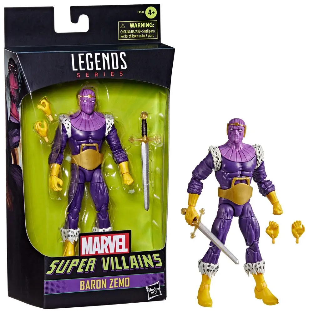 Marvel Legends Super Villains 2022 Baron Zemo akciófigura 15 cm termékfotó