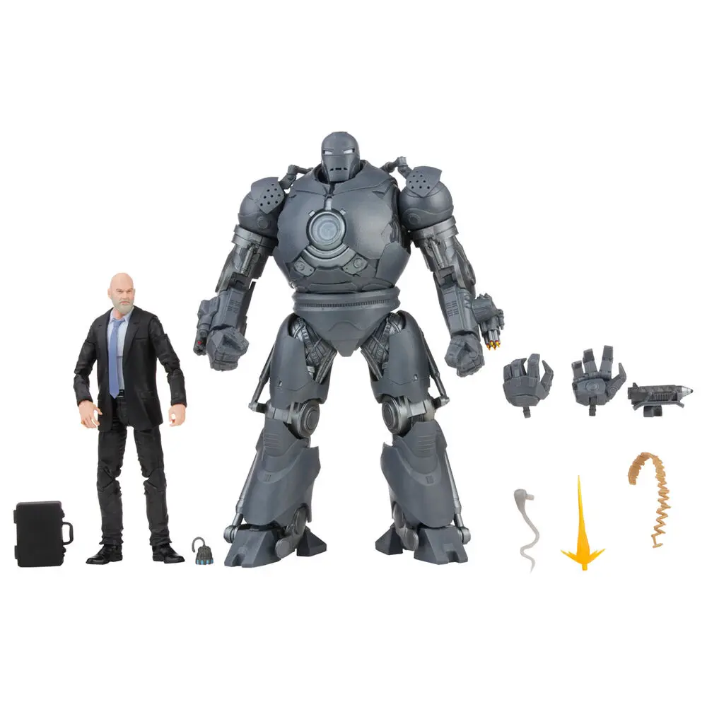 Marvel Legends The Infinity Saga Iron Man Obadiah Stane and Iron Monger 2db-os figura csomag 15cm termékfotó