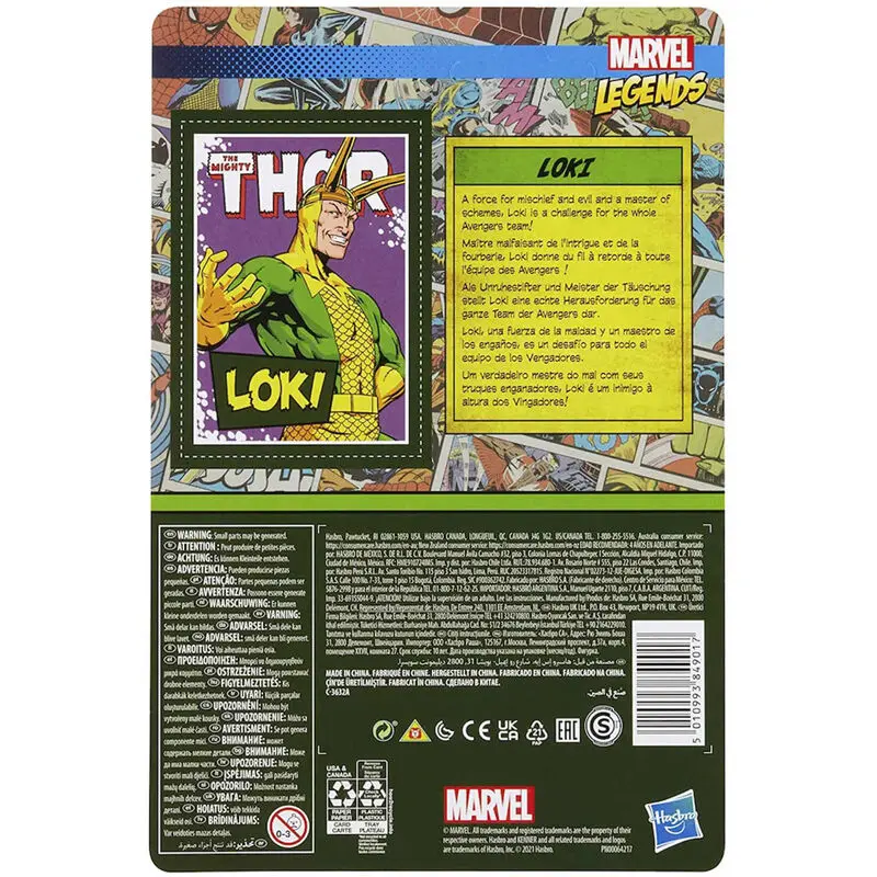 Marvel Legends The Mighty Thor Loki figura 9cm termékfotó