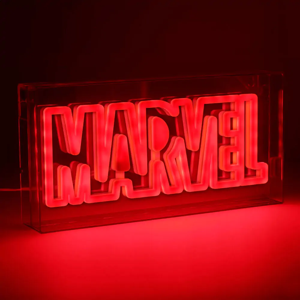 Marvel Logo LED lámpa termékfotó