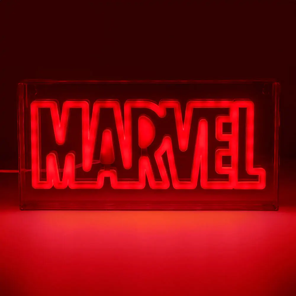 Marvel Logo LED lámpa termékfotó