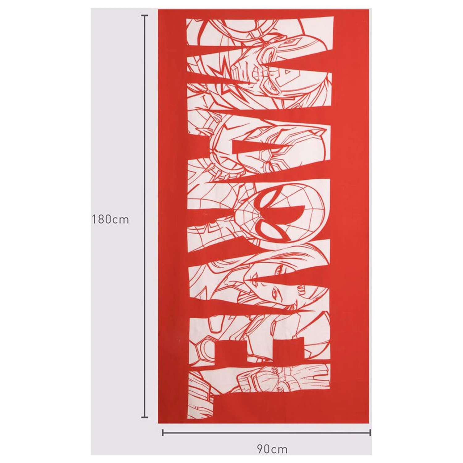 Marvel Logo mikroszálas strandtörölköző termékfotó