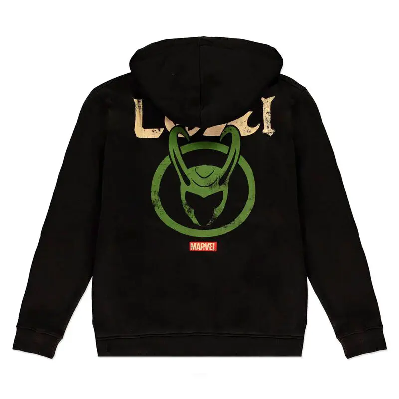 Marvel Loki Logo cipzáras pulóver termékfotó