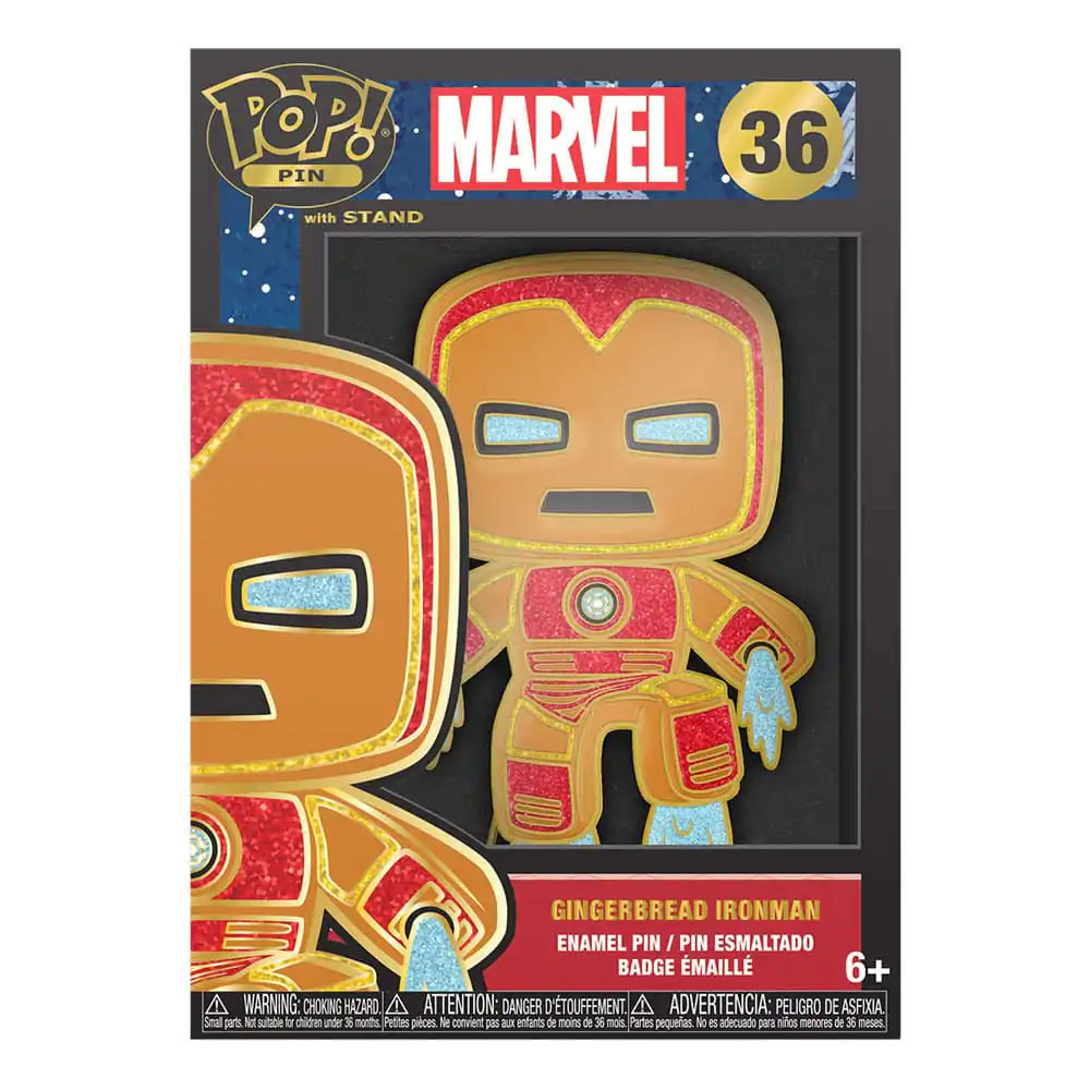 Marvel Loungefly Funko POP! Enamel Pin Iron Man 10 cm termékfotó
