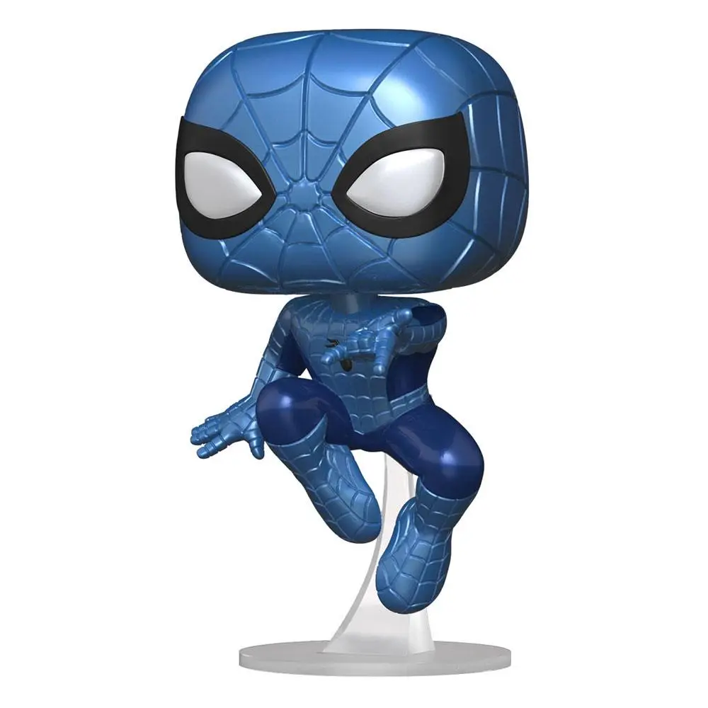 Marvel Make a Wish 2022 POP! Marvel Vinyl figura Spider-Man (Metallic) 9 cm termékfotó