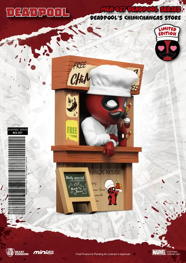 Marvel Mini Egg Attack Deadpool's Chimichangas Store figura 10 cm termékfotó