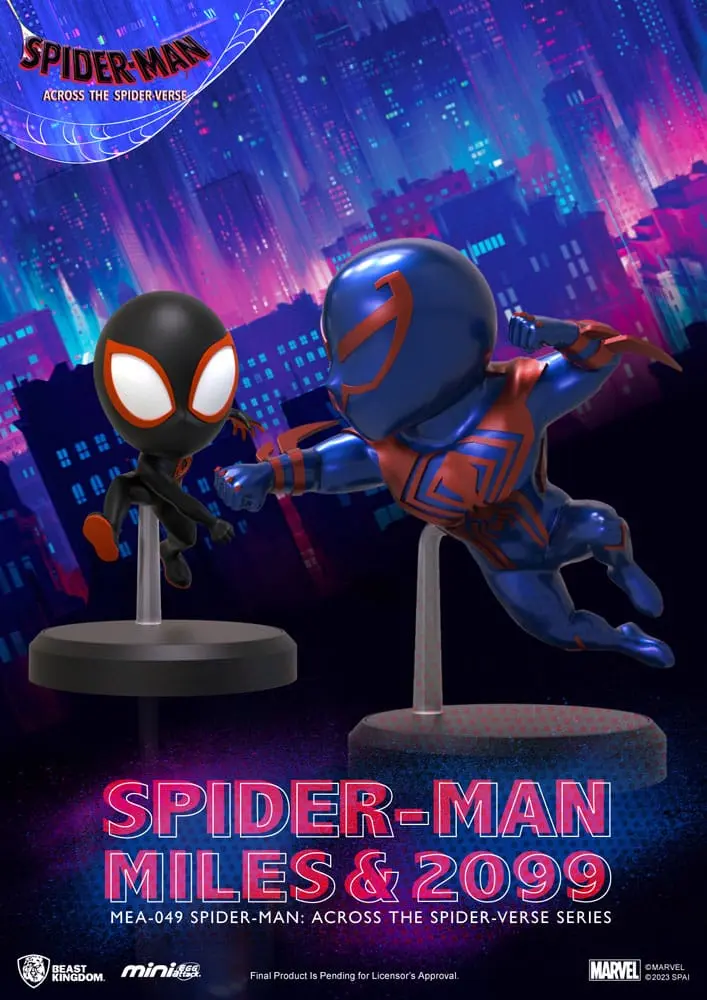 Marvel Mini Egg Attack figura Spider-Man: Across the Spider-Verse Series Spider-man Miles &amp; 2099 8-10 cm termékfotó