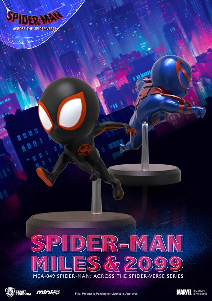 Marvel Mini Egg Attack figura Spider-Man: Across the Spider-Verse Series Spider-man Miles &amp; 2099 8-10 cm termékfotó