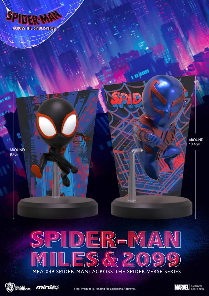 Marvel Mini Egg Attack figura Spider-Man: Across the Spider-Verse Series Spider-man Miles &amp; 2099 8-10 cm termékfotó