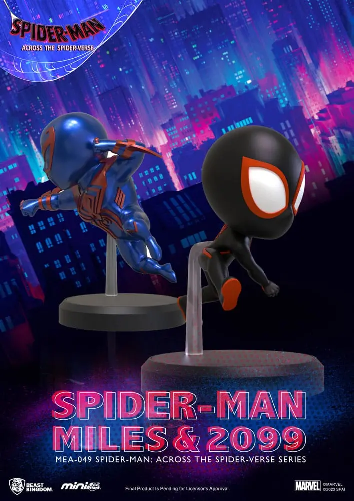 Marvel Mini Egg Attack figura Spider-Man: Across the Spider-Verse Series Spider-man Miles &amp; 2099 8-10 cm termékfotó