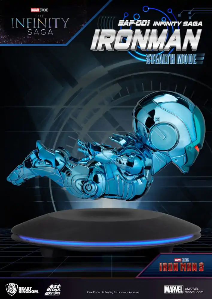 Marvel Mini Egg Attack Floating figura The Infinity Saga Ironman Stealth Mode 16 cm termékfotó