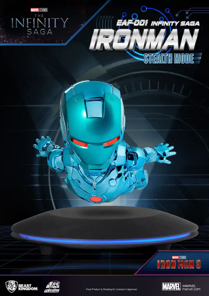 Marvel Mini Egg Attack Floating figura The Infinity Saga Ironman Stealth Mode 16 cm termékfotó