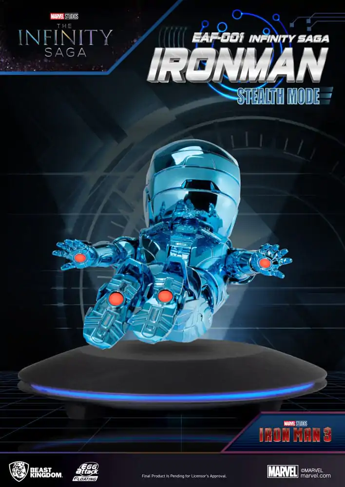 Marvel Mini Egg Attack Floating figura The Infinity Saga Ironman Stealth Mode 16 cm termékfotó