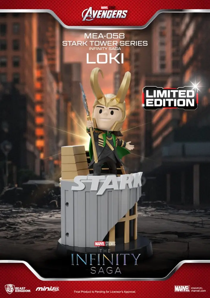 Marvel Mini Egg Attack figura The Infinity Saga Stark Tower series Loki 12 cm termékfotó