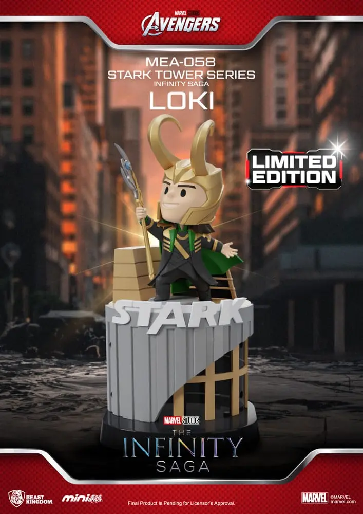 Marvel Mini Egg Attack figura The Infinity Saga Stark Tower series Loki 12 cm termékfotó