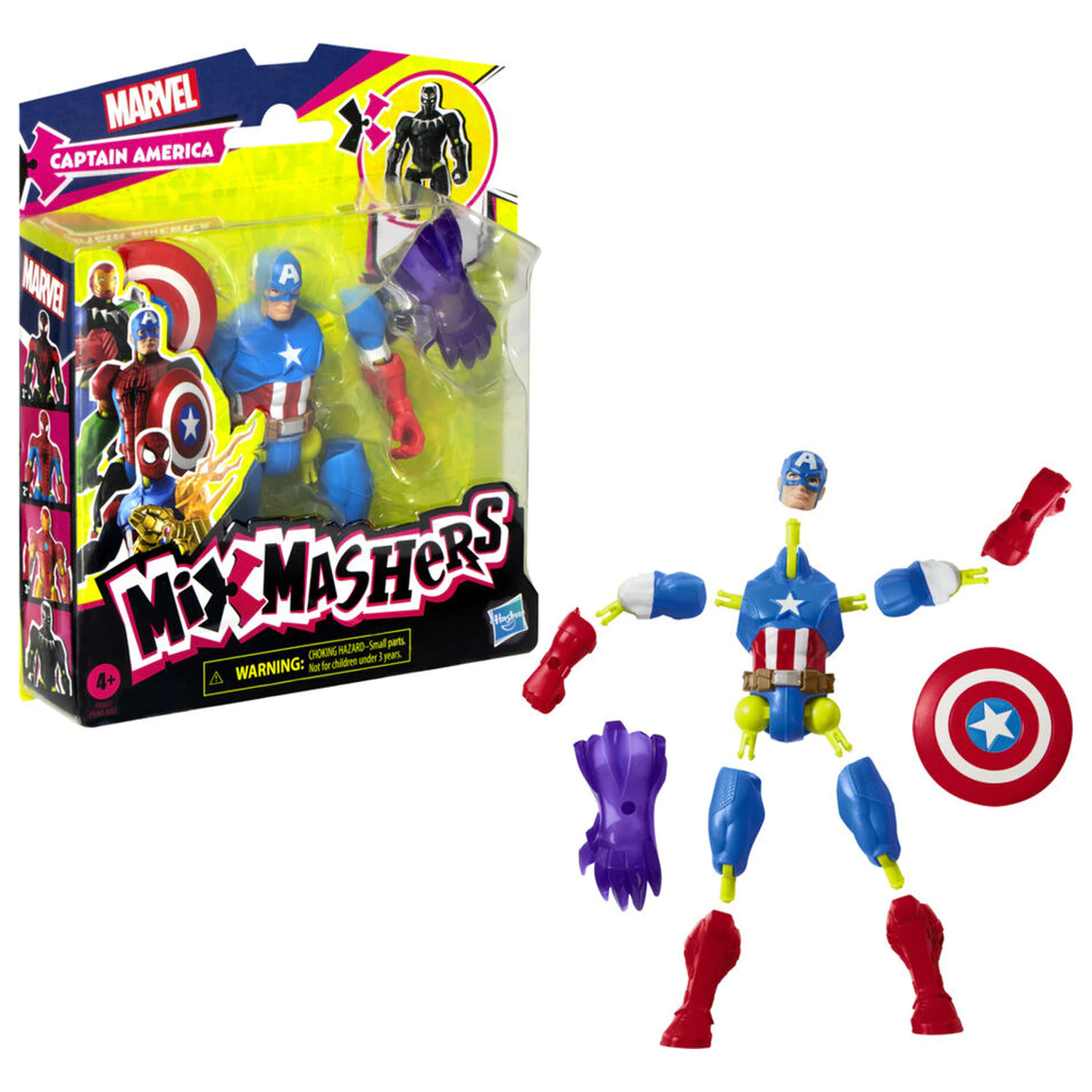 Marvel Mix Mashers Amerika Kapitány figura 12cm termékfotó