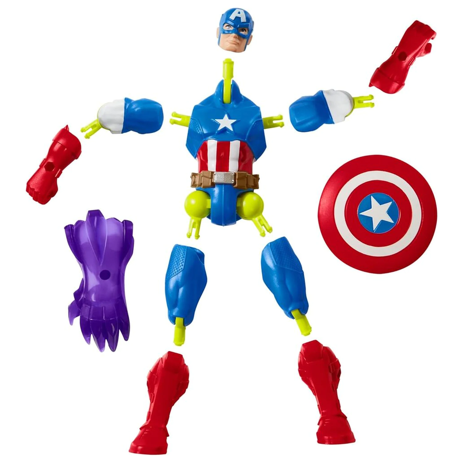 Marvel Mix Mashers Amerika Kapitány figura 12cm termékfotó