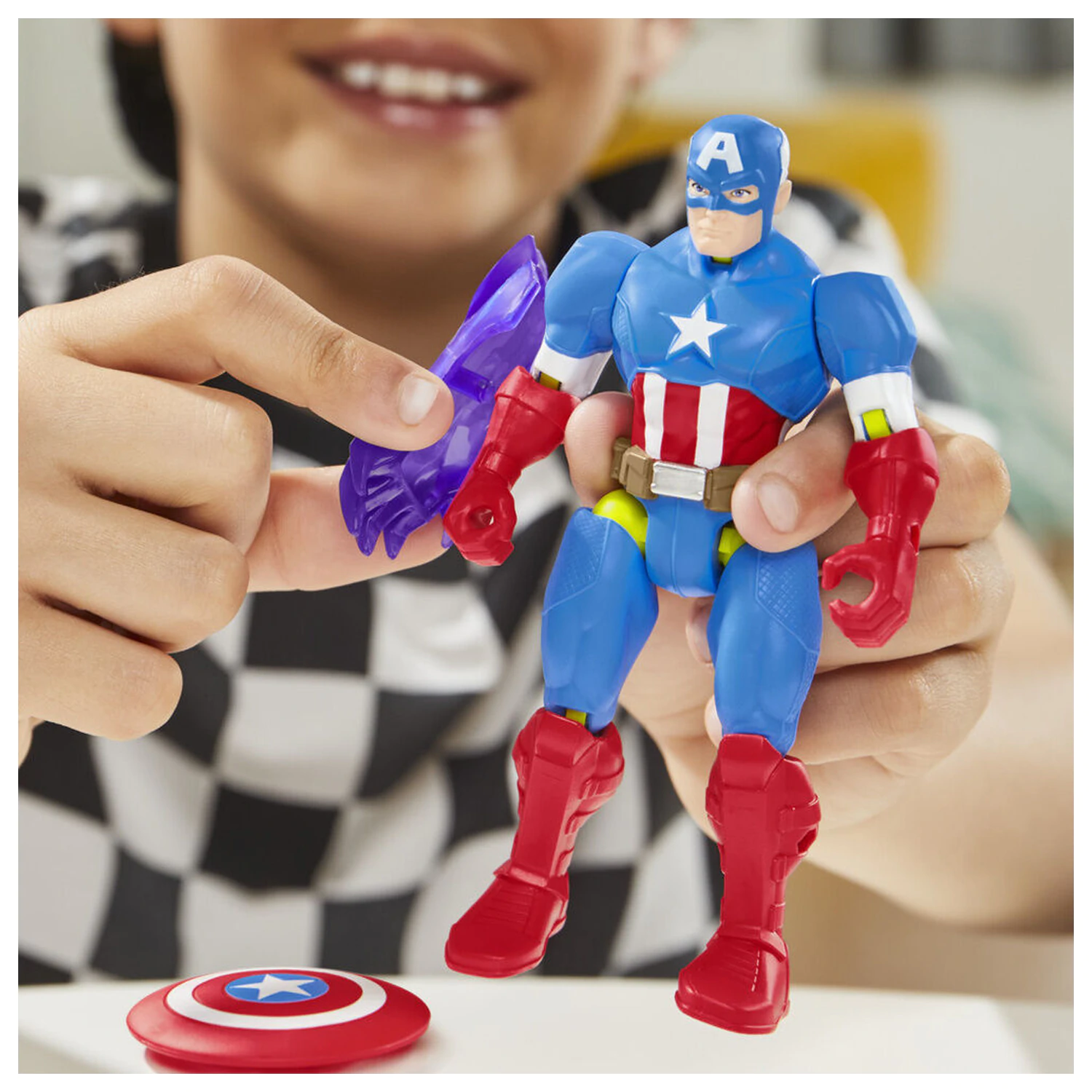 Marvel Mix Mashers Amerika Kapitány figura 12cm termékfotó