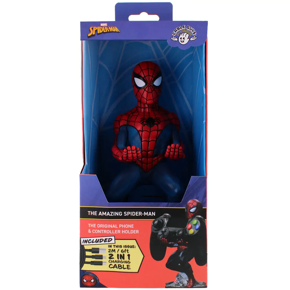 Marvel Controller/Telefonhalter Cable Guy New Spider-Man 20 cm termékfotó