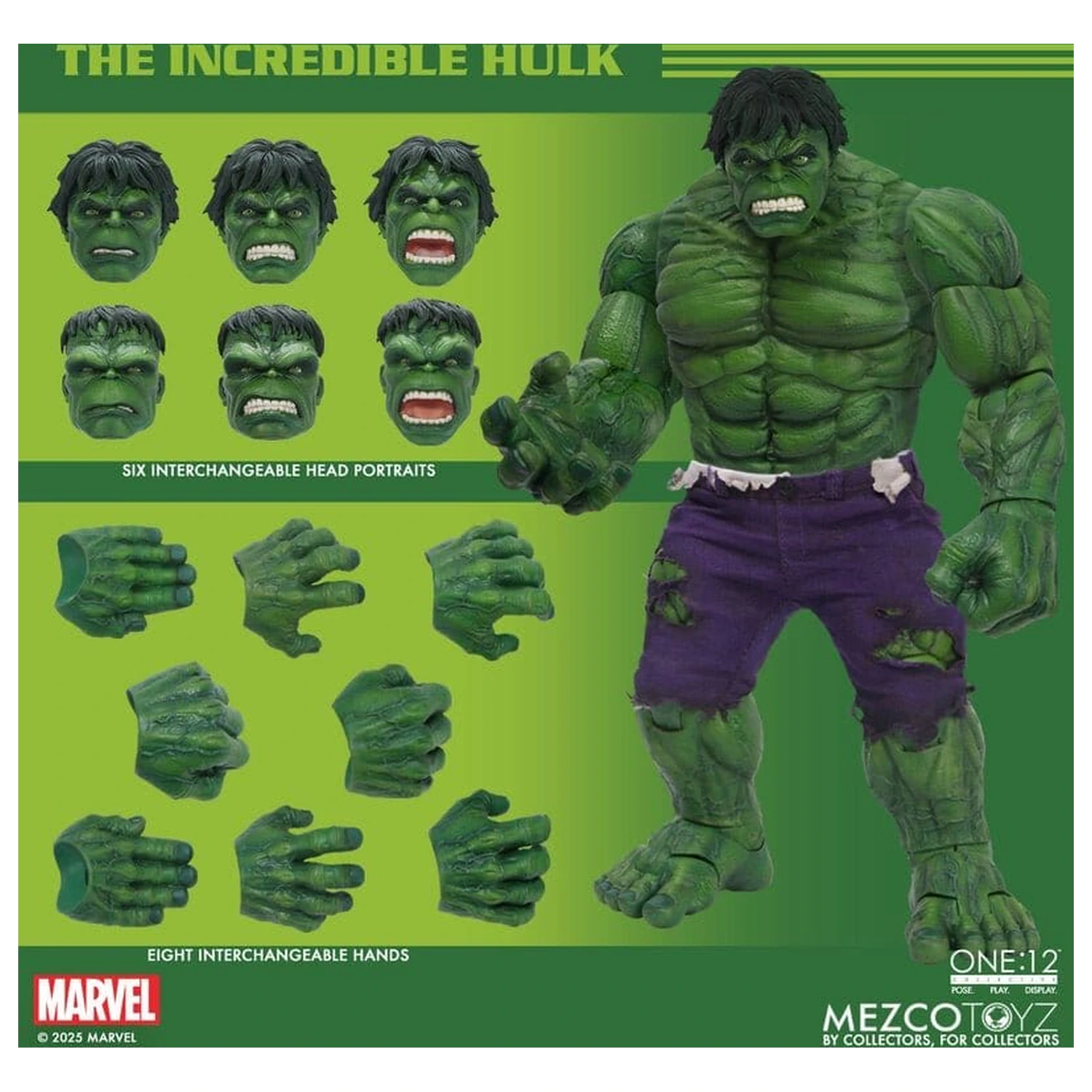 Marvel One:12 Collective akciófigura 1/12 Hulk 19 cm termékfotó