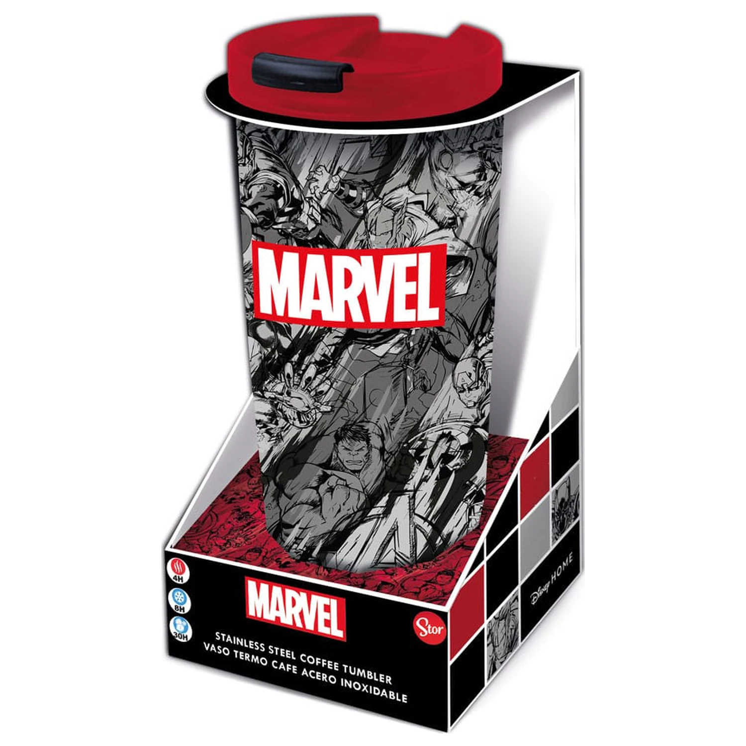 Marvel Pattern rozsdamentes acél pohár termékfotó