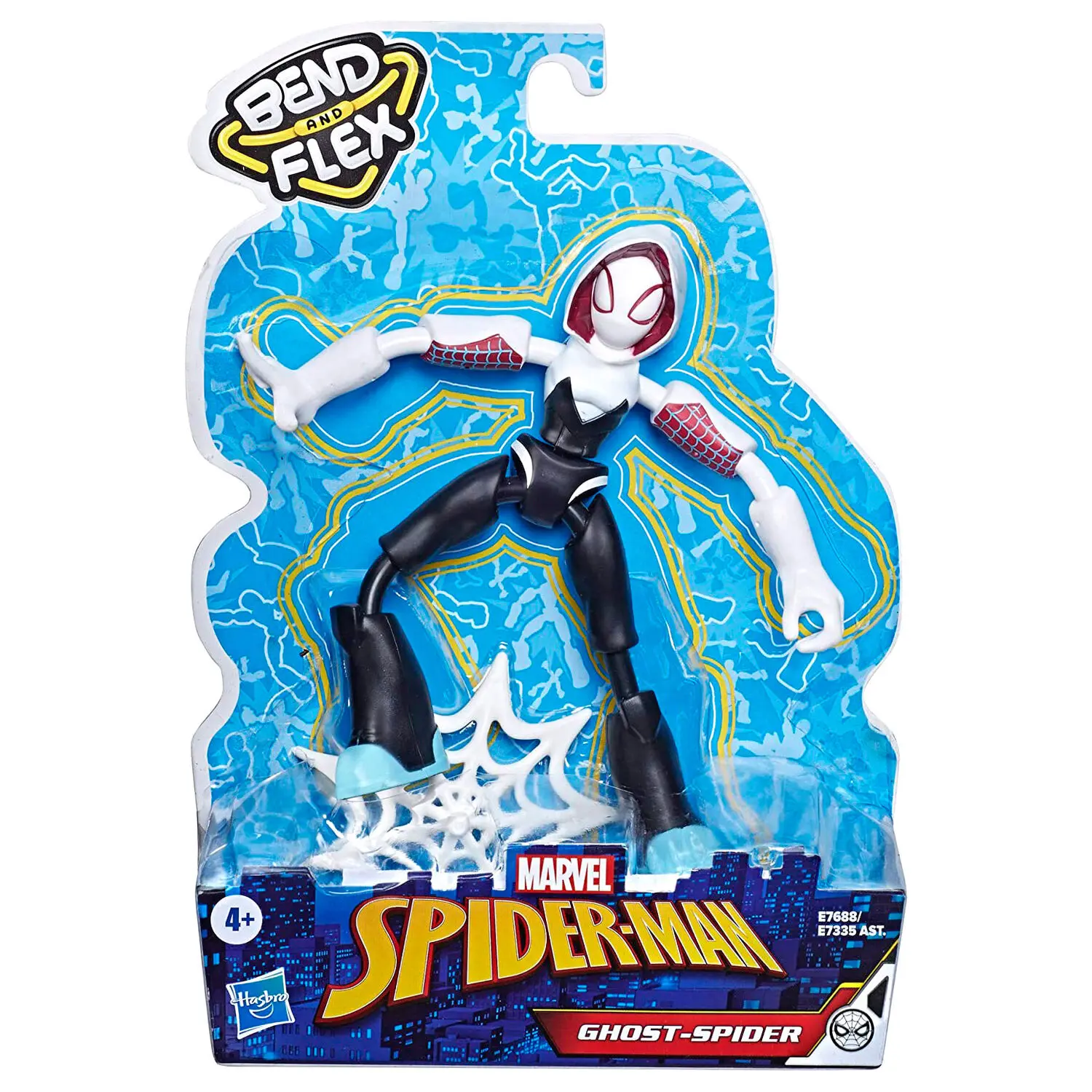 Marvel Pókember Ghost Spider Bend and Flex figura 15cm termékfotó