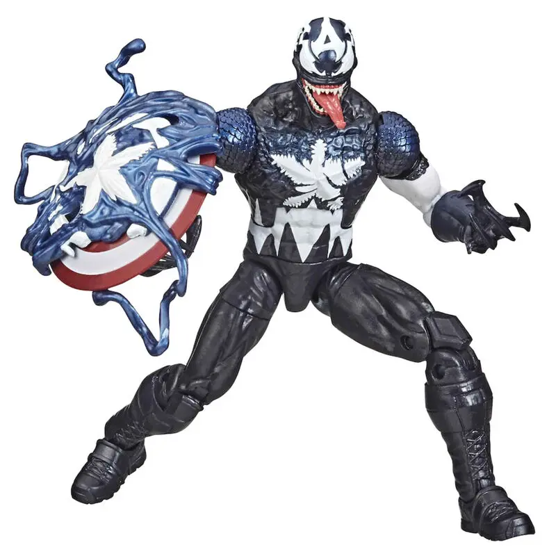 Marvel Pókember Maximum Venom Amerika Kapitány Venomized 18cm figura termékfotó