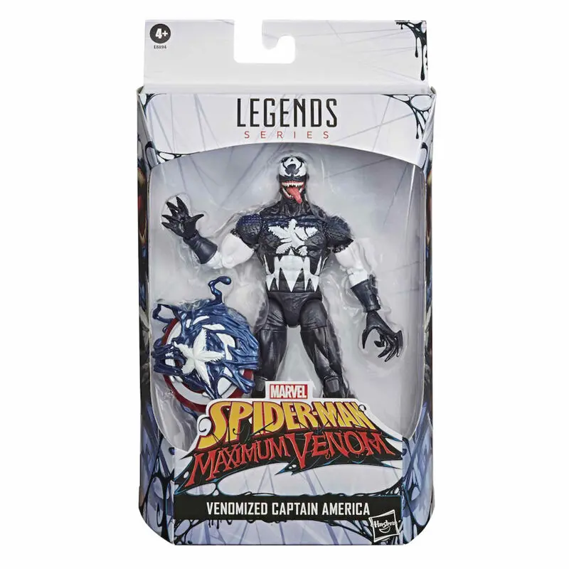 Marvel Pókember Maximum Venom Amerika Kapitány Venomized 18cm figura termékfotó