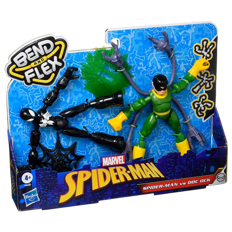 Marvel Pókember vs Doc Ock Bend és Flex 2db figura csomag 15cm termékfotó