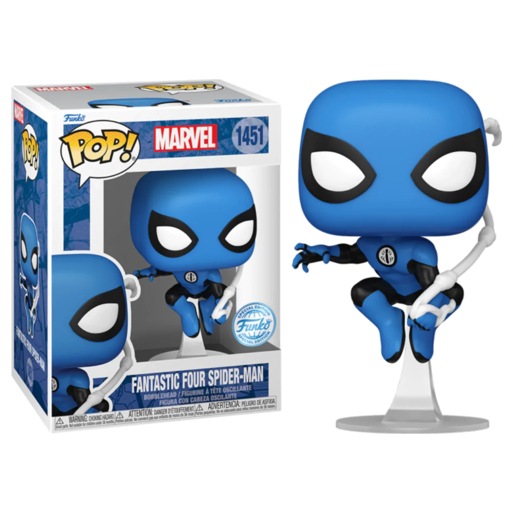 Marvel Pop! Fantastic Four Vinyl figura Spider-Man Blue Suit Special Edition 10 cm termékfotó