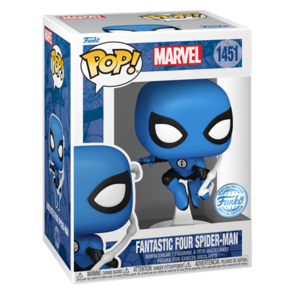 Marvel Pop! Fantastic Four Vinyl figura Spider-Man Blue Suit Special Edition 10 cm termékfotó