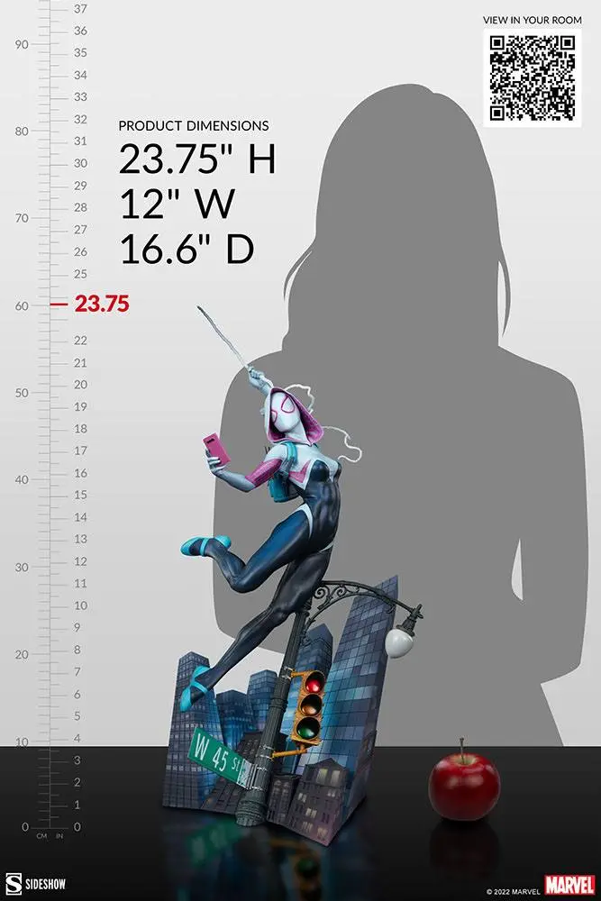 Marvel Premium Format szobor figura 1/4 Spider-Gwen 60 cm termékfotó