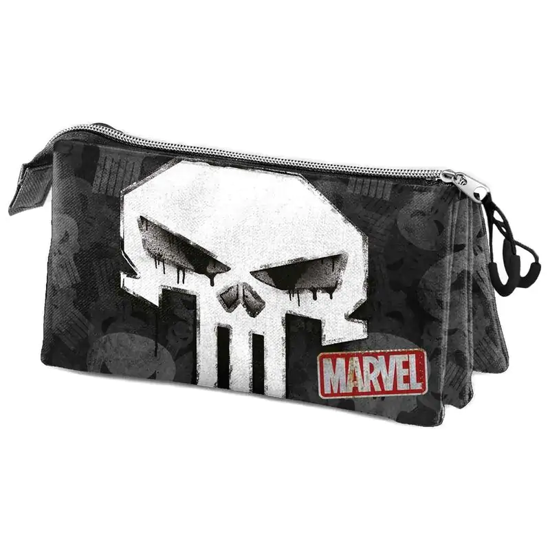 Marvel Punisher Skull triple pencil case termékfotó