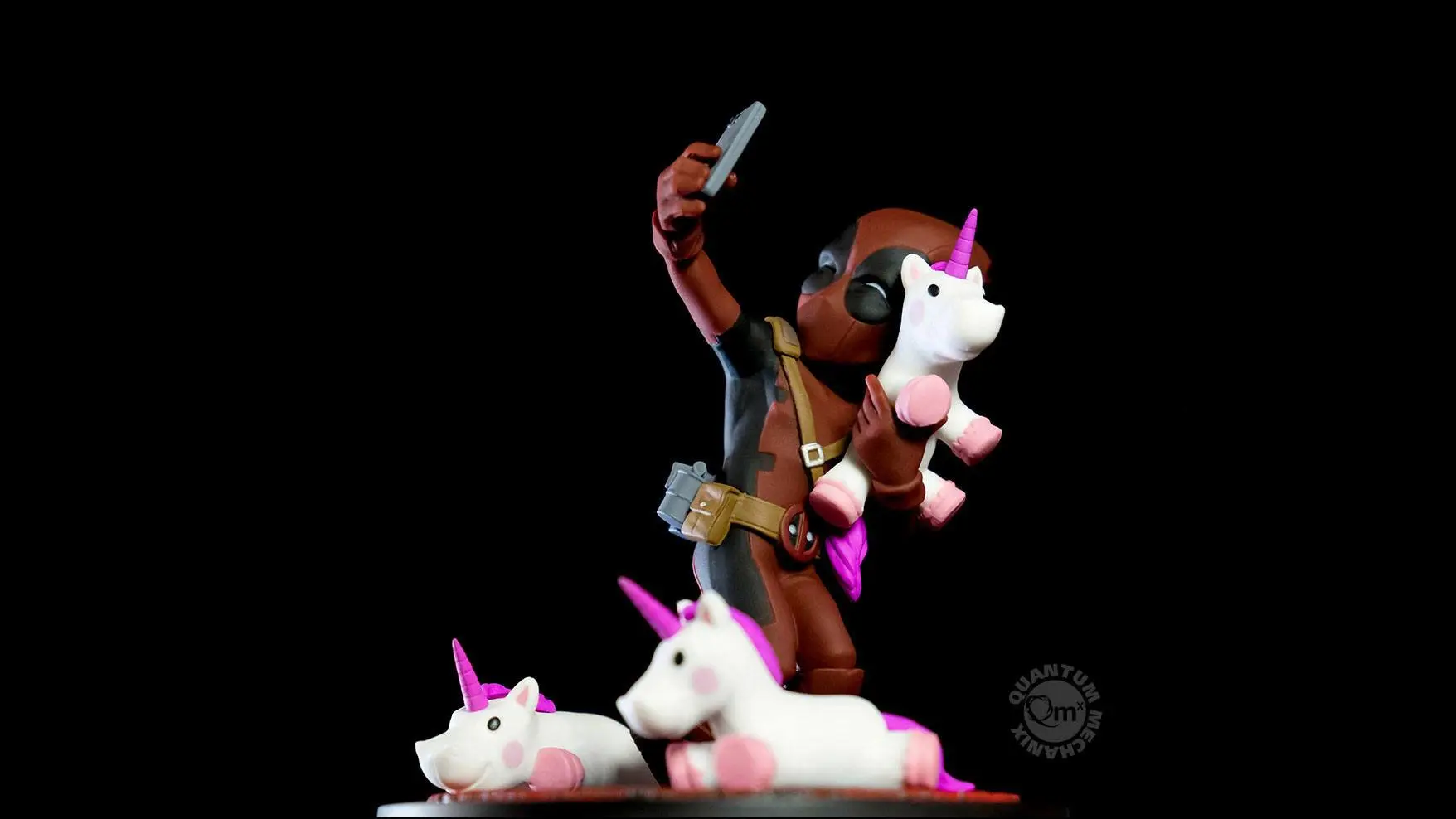 Marvel Q-Fig Diorama Deadpool #unicornselfie 10 cm termékfotó