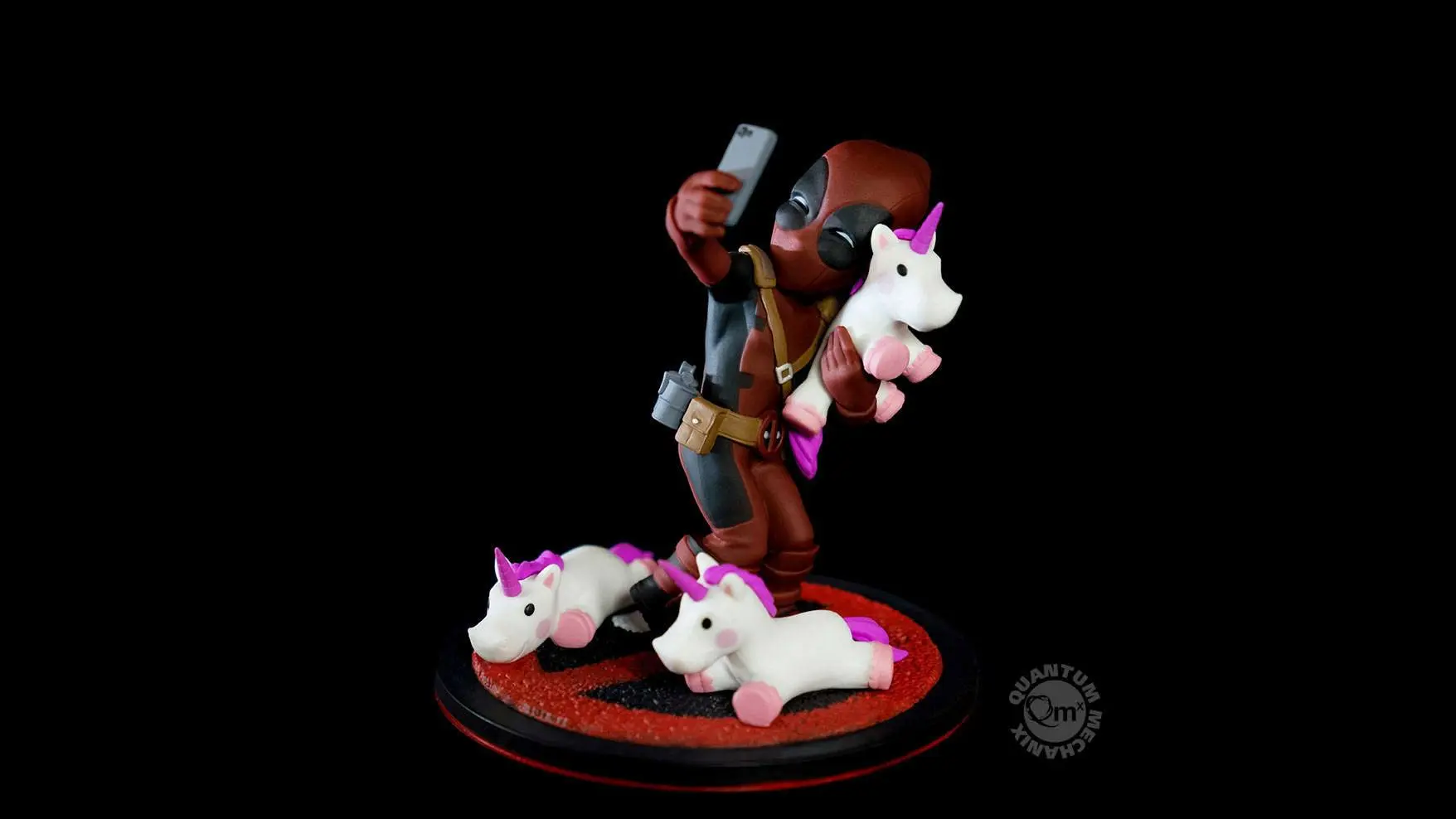 Marvel Q-Fig Diorama Deadpool #unicornselfie 10 cm termékfotó