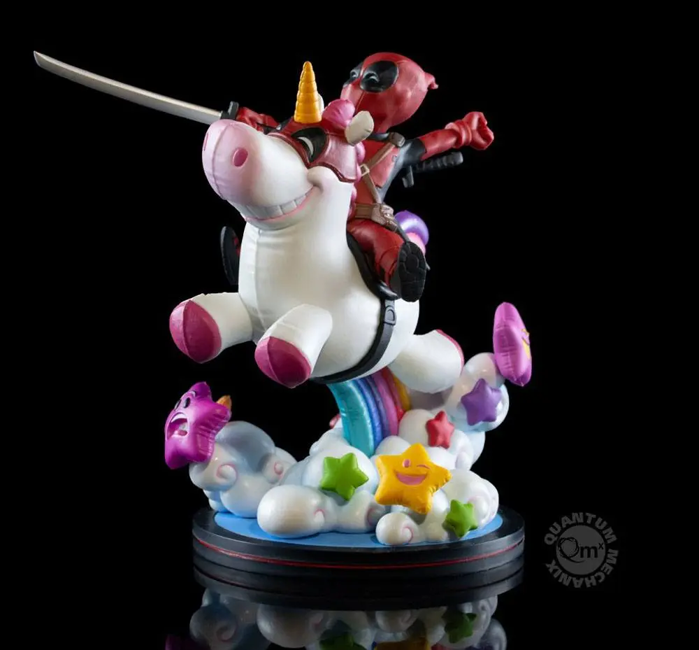 Marvel Q-Fig Max Elite Deadpool and Unicorn figura 15 cm termékfotó