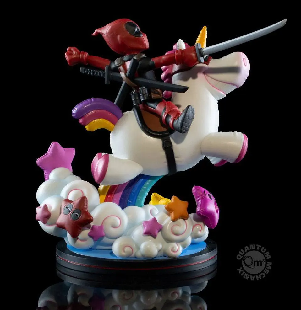 Marvel Q-Fig Max Elite Deadpool and Unicorn figura 15 cm termékfotó