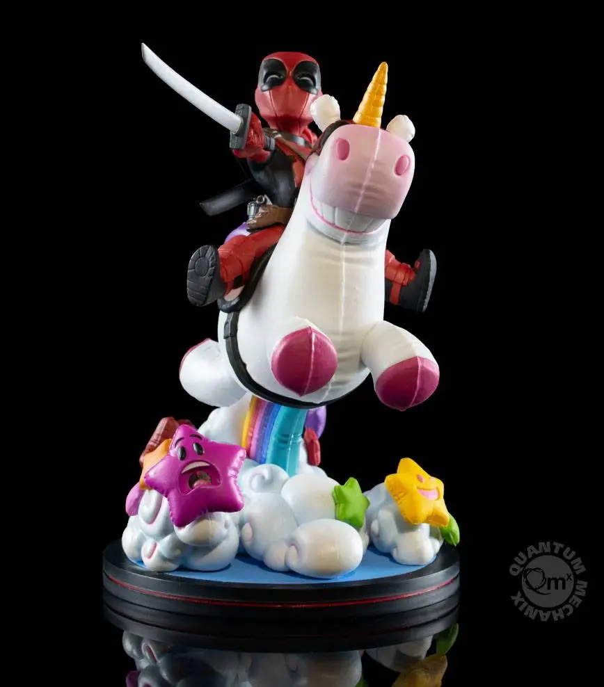 Marvel Q-Fig Max Elite Deadpool and Unicorn figura 15 cm termékfotó