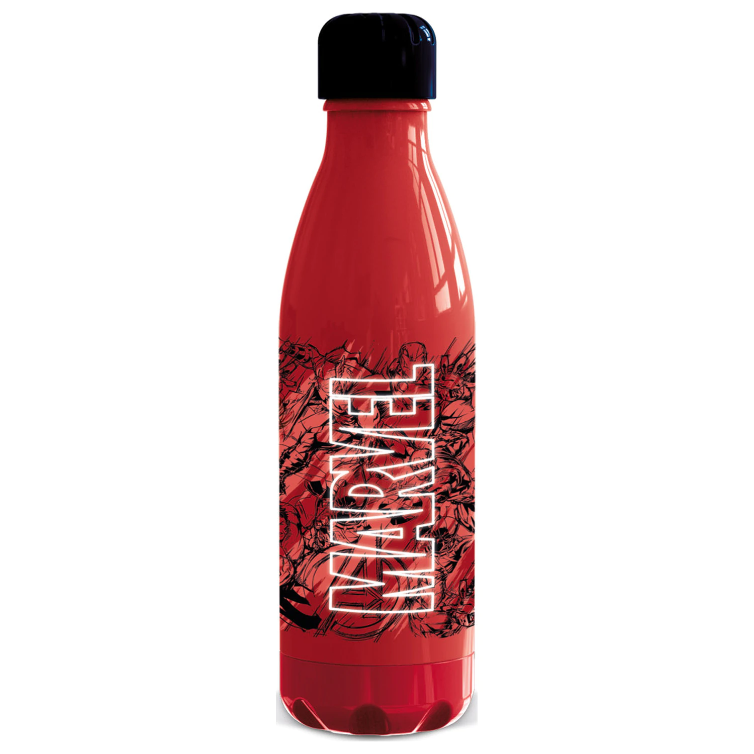 Marvel Red műanyag kulacs csavaros kupakkal 660 ml termékfotó