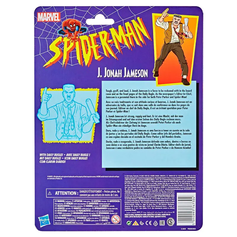 Marvel Retro Kollekció Pókember J. Jonah Jameson figura 15cm termékfotó