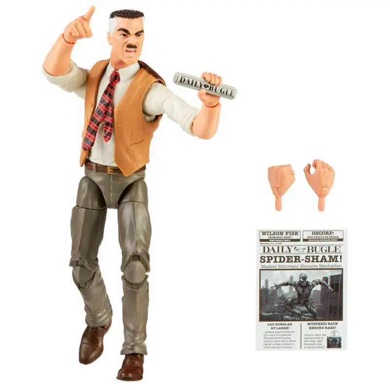Marvel Retro Kollekció Pókember J. Jonah Jameson figura 15cm termékfotó
