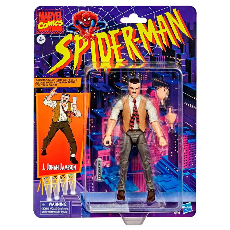 Marvel Retro Kollekció Pókember J. Jonah Jameson figura 15cm termékfotó