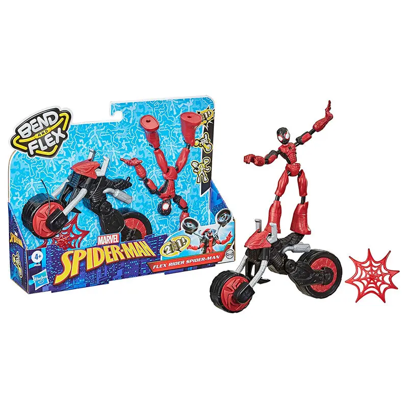 Marvel Rider Pókember Bend és Flex figura 15cm termékfotó