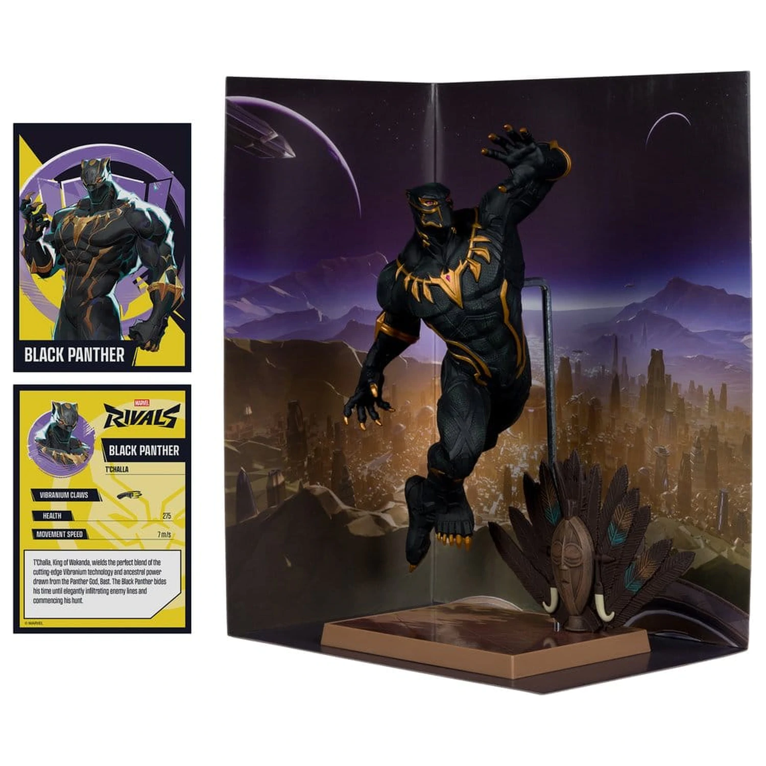 Marvel Rivals 1/6 Black Panther szobor figura 27 cm termékfotó
