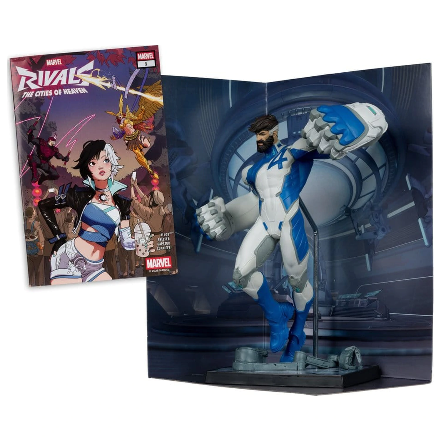 Marvel Rivals 1/6 Mr. Fantastic szobor figura 26 cm termékfotó