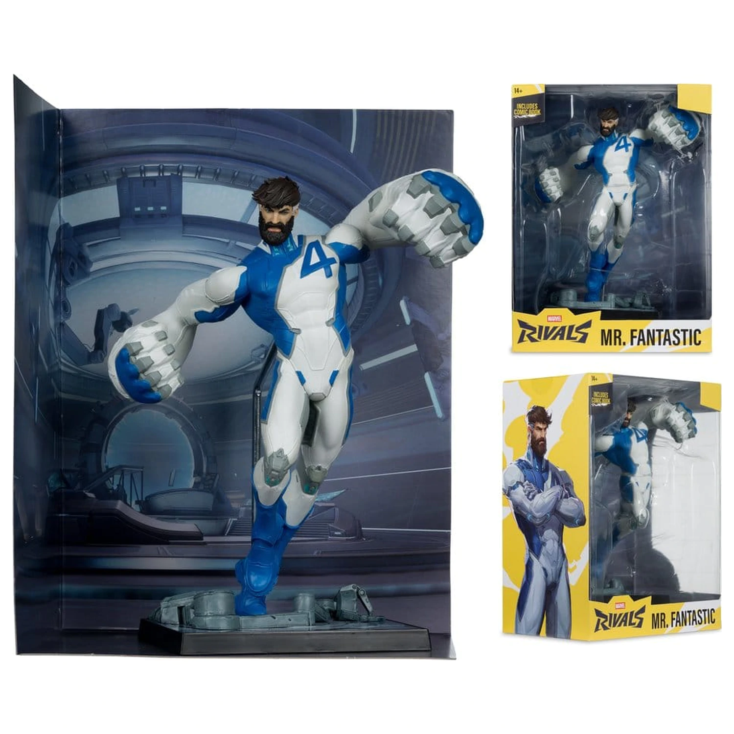 Marvel Rivals 1/6 Mr. Fantastic szobor figura 26 cm termékfotó