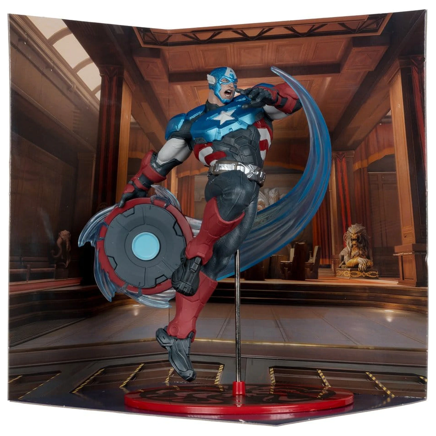 Marvel Rivals Collection 1/10 akciófigura Amerika Kapitány 20 cm  termékfotó