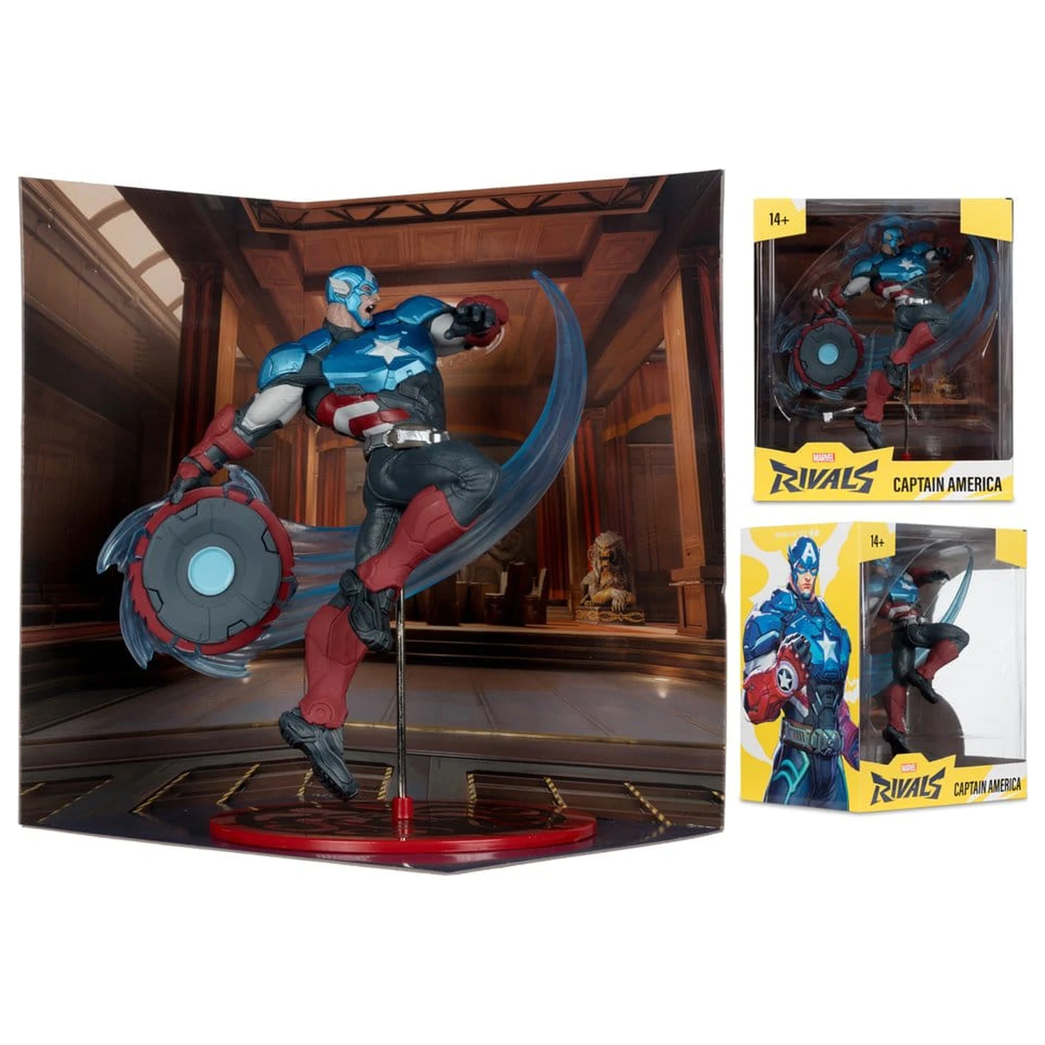 Marvel Rivals Collection 1/10 akciófigura Amerika Kapitány 20 cm  termékfotó