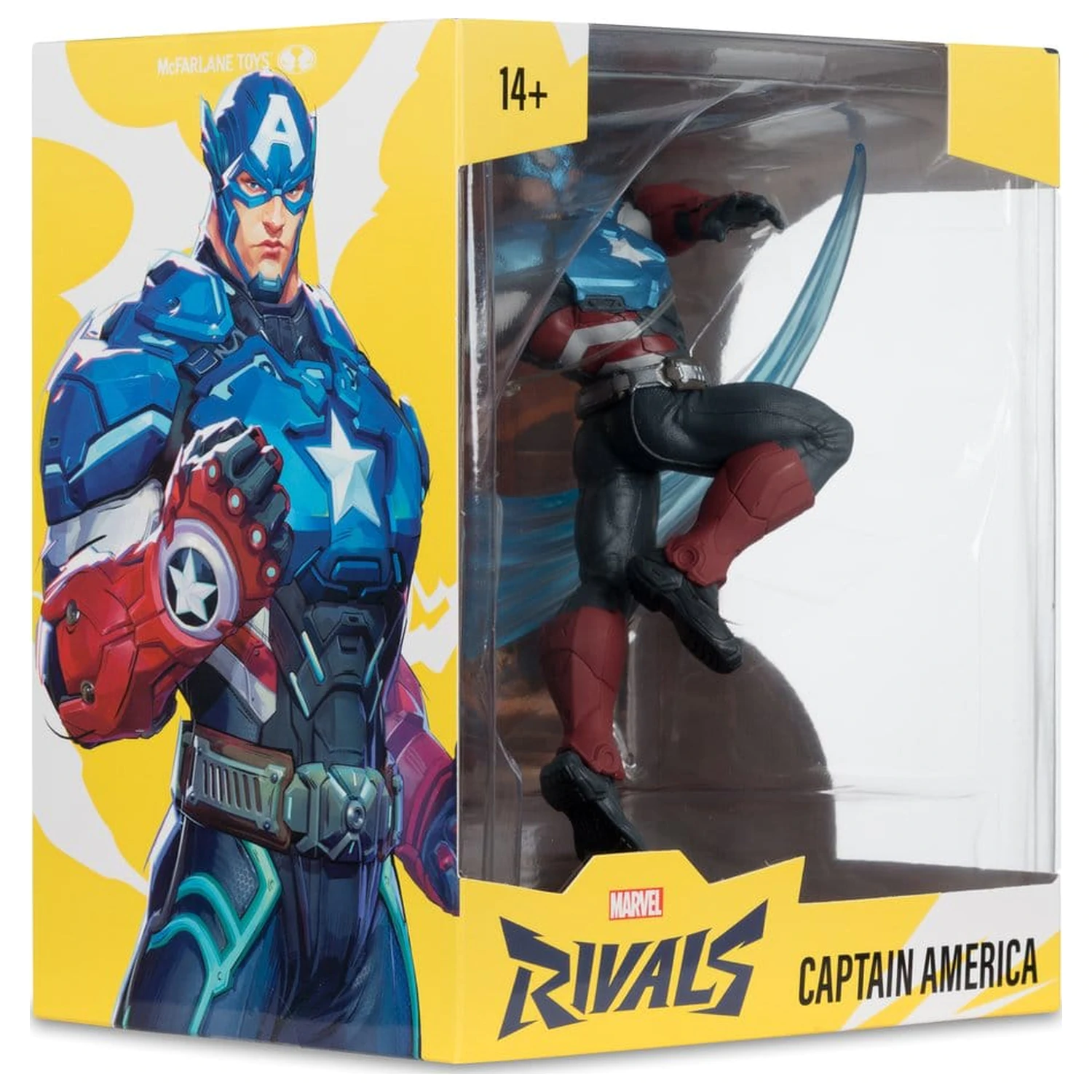 Marvel Rivals Collection 1/10 akciófigura Amerika Kapitány 20 cm  termékfotó