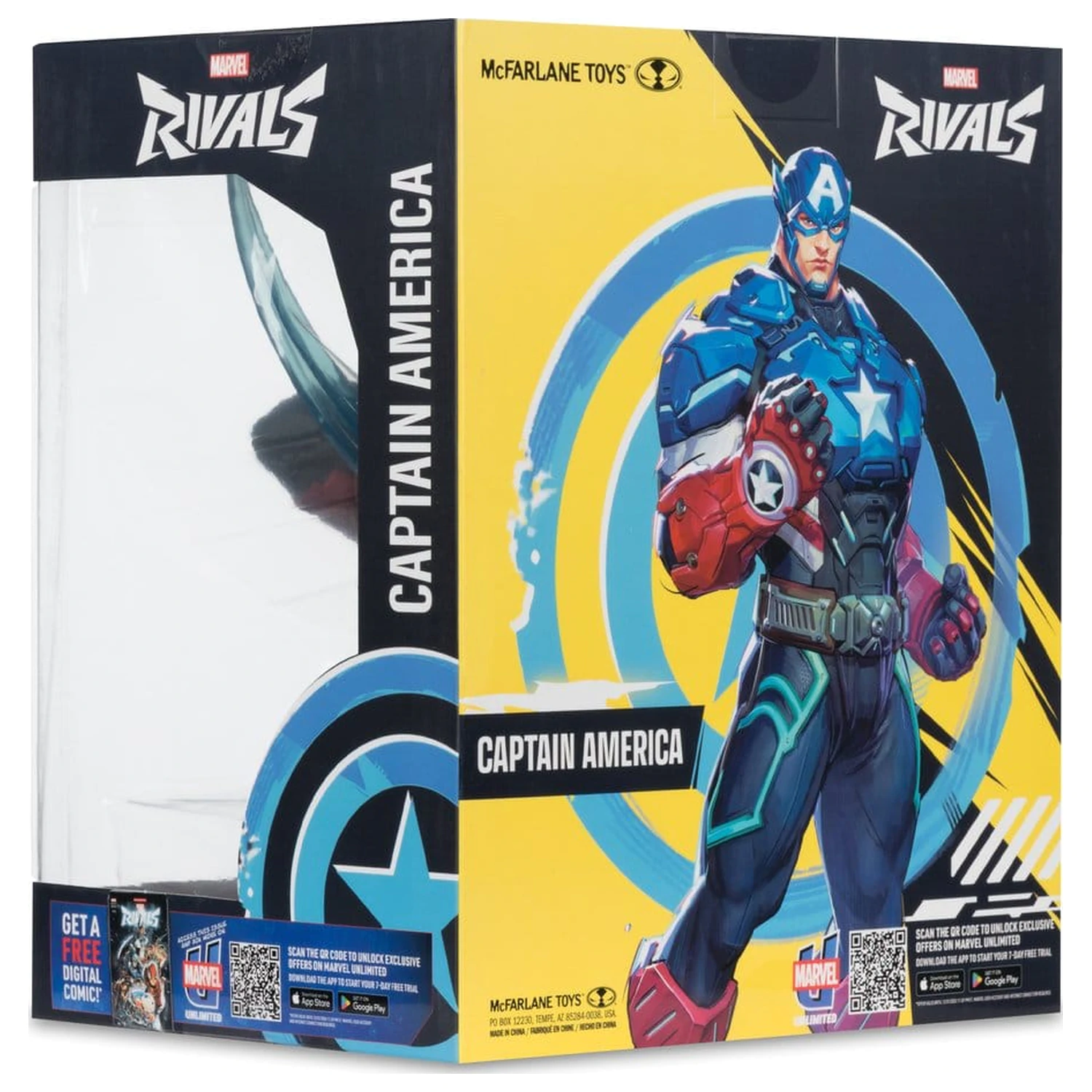 Marvel Rivals Collection 1/10 akciófigura Amerika Kapitány 20 cm  termékfotó